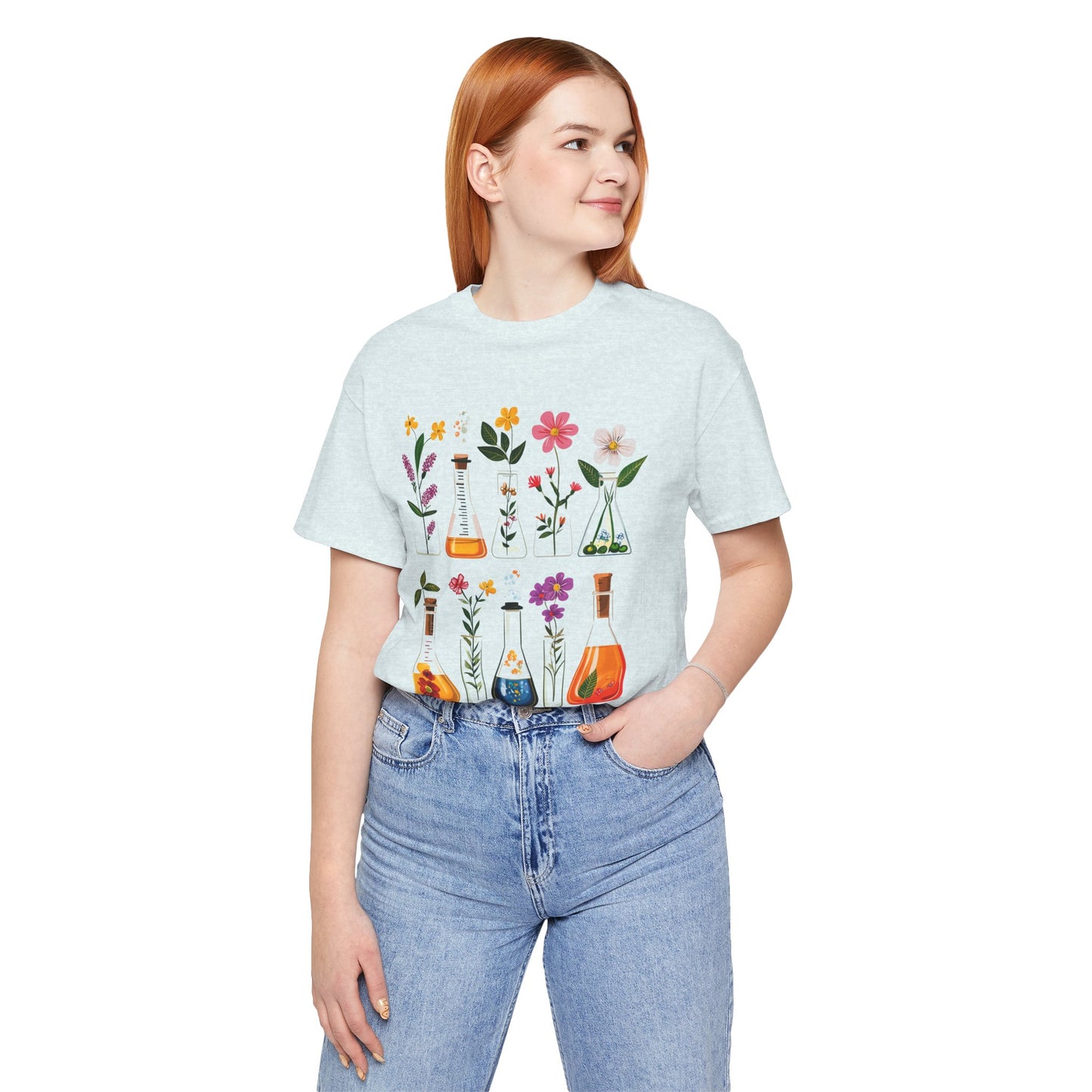 Floral Science Unisex Tee - Perfect for Gardeners & Nature Lovers