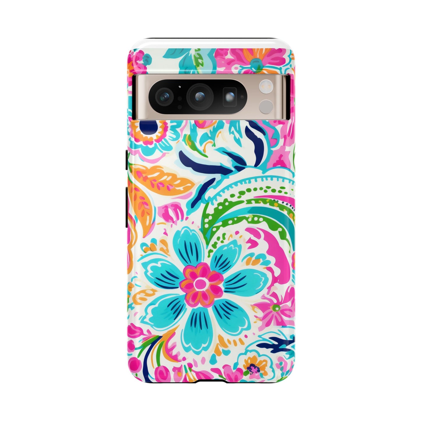 Vibrant Floral Phone Case - Tough & Stylish Protection