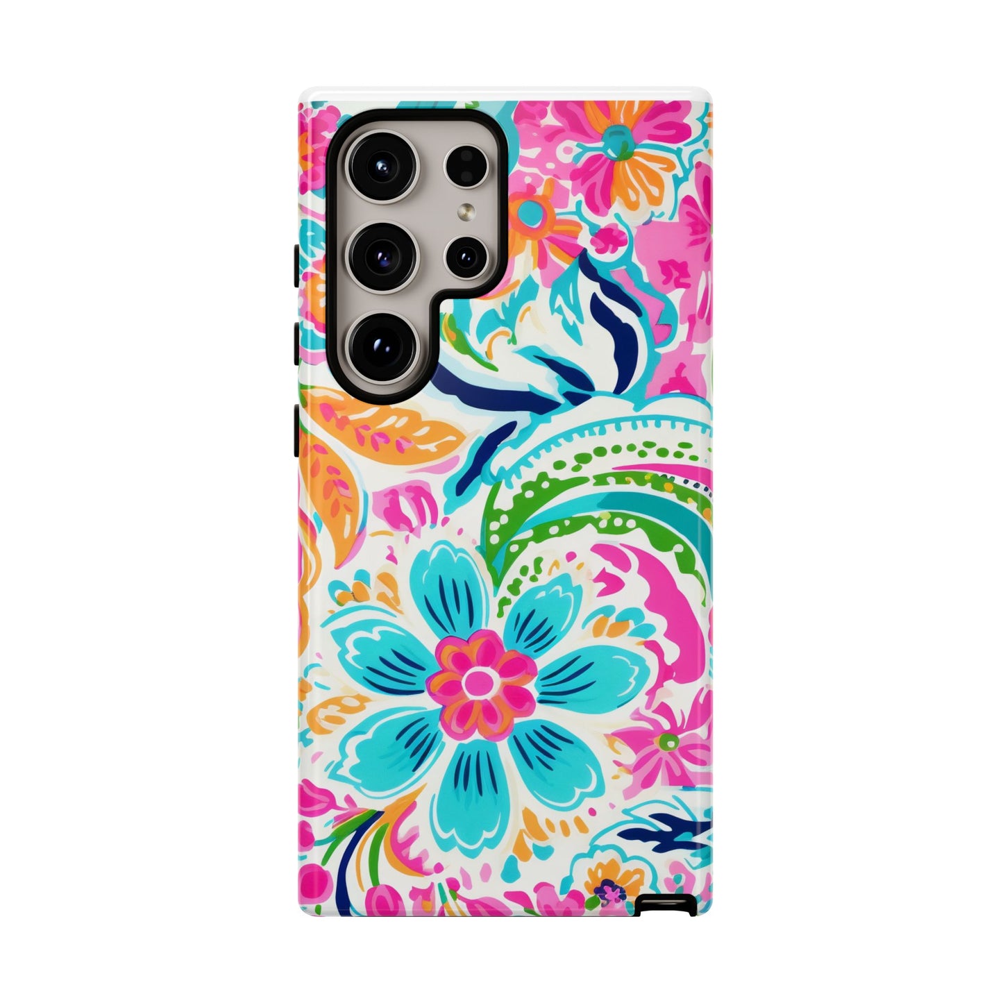 Vibrant Floral Phone Case - Tough & Stylish Protection