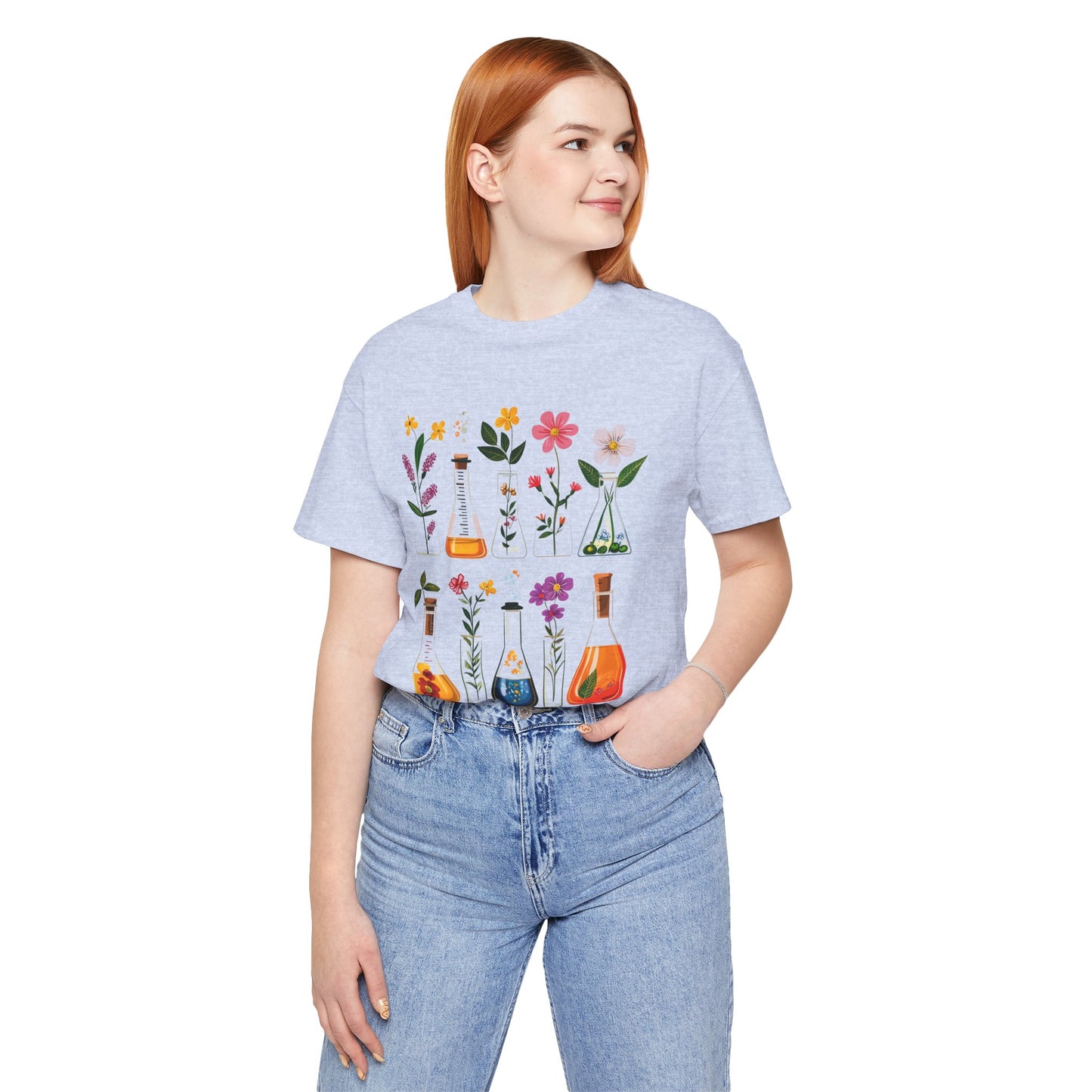 Floral Science Unisex Tee - Perfect for Gardeners & Nature Lovers