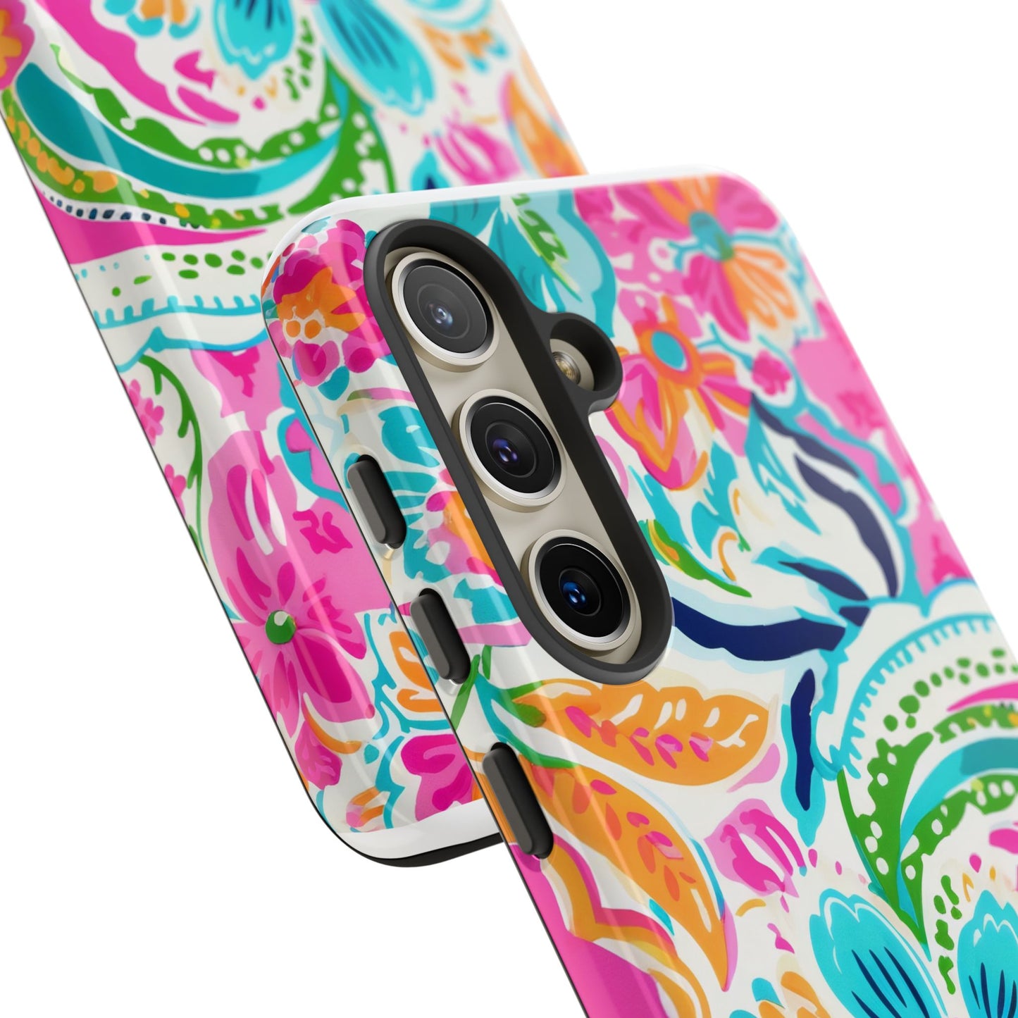 Vibrant Floral Phone Case - Tough & Stylish Protection