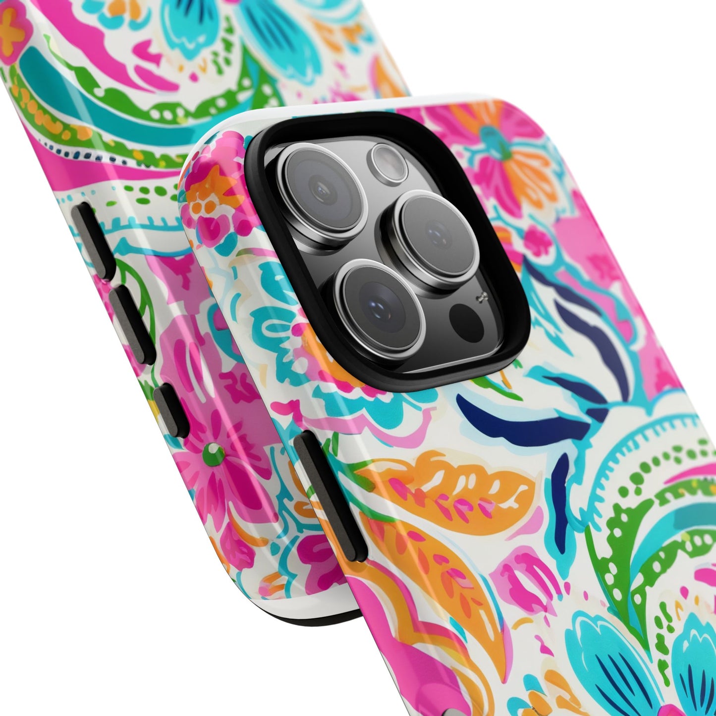 Vibrant Floral Phone Case - Tough & Stylish Protection