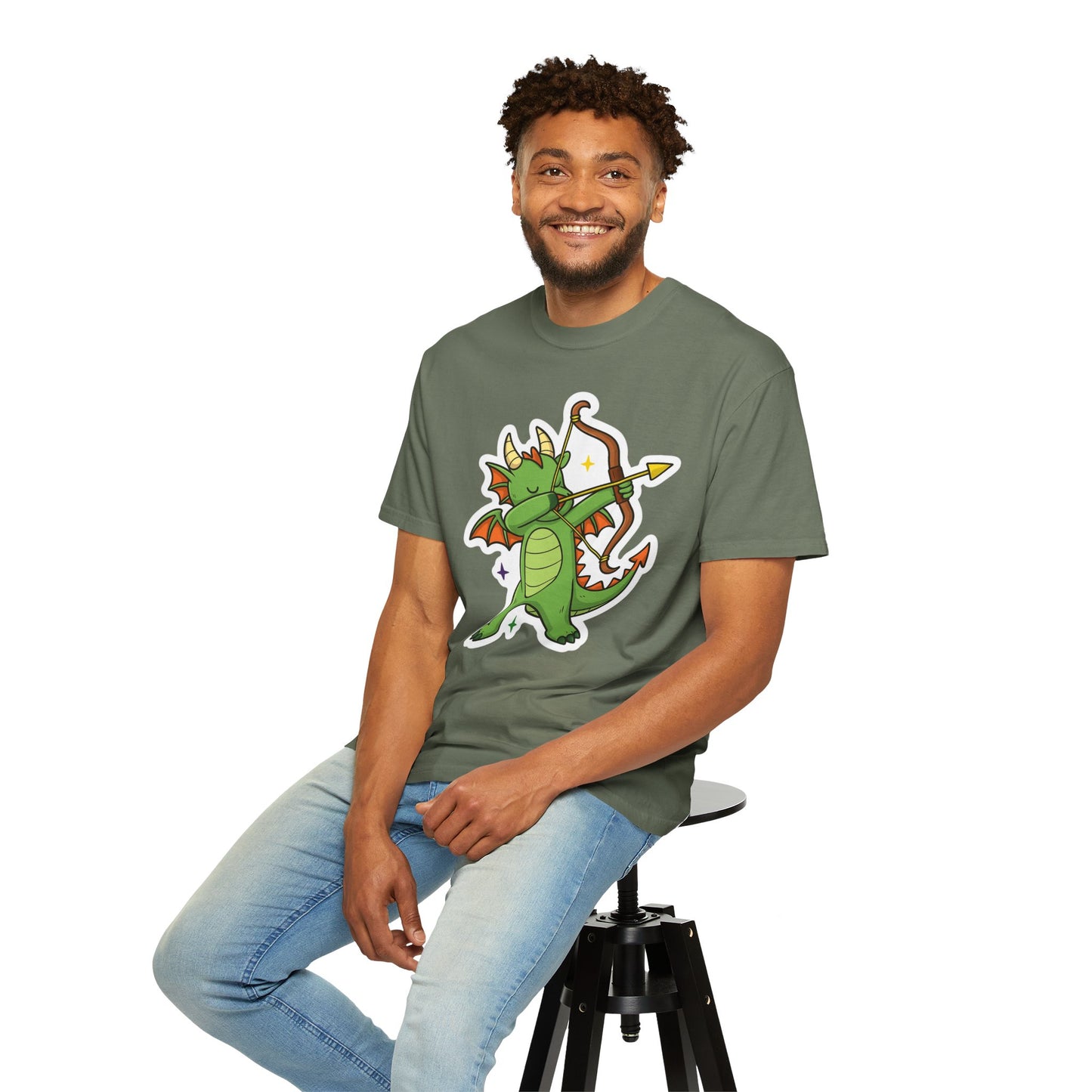 Dragon Archer T-Shirt | Cute Gift for Kids, Fantasy Fans, Birthday, Anime Lovers, Playful Apparel