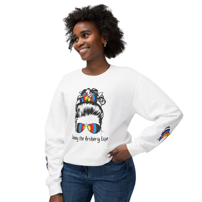 Archery Life Sweatshirt, Unisex Crewneck, Sports Apparel, Gift for Archers, Casual Wear, Outdoor Activity Clothing
