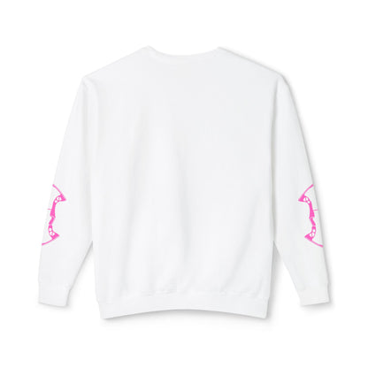 Nocked and Loaded Unisex Lightweight Crewneck Sweatshirt With Bows on Sleeves