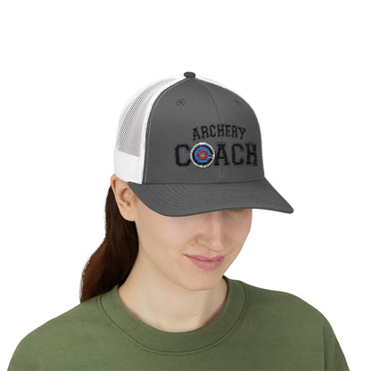 Archery Coach Snapback Trucker Cap