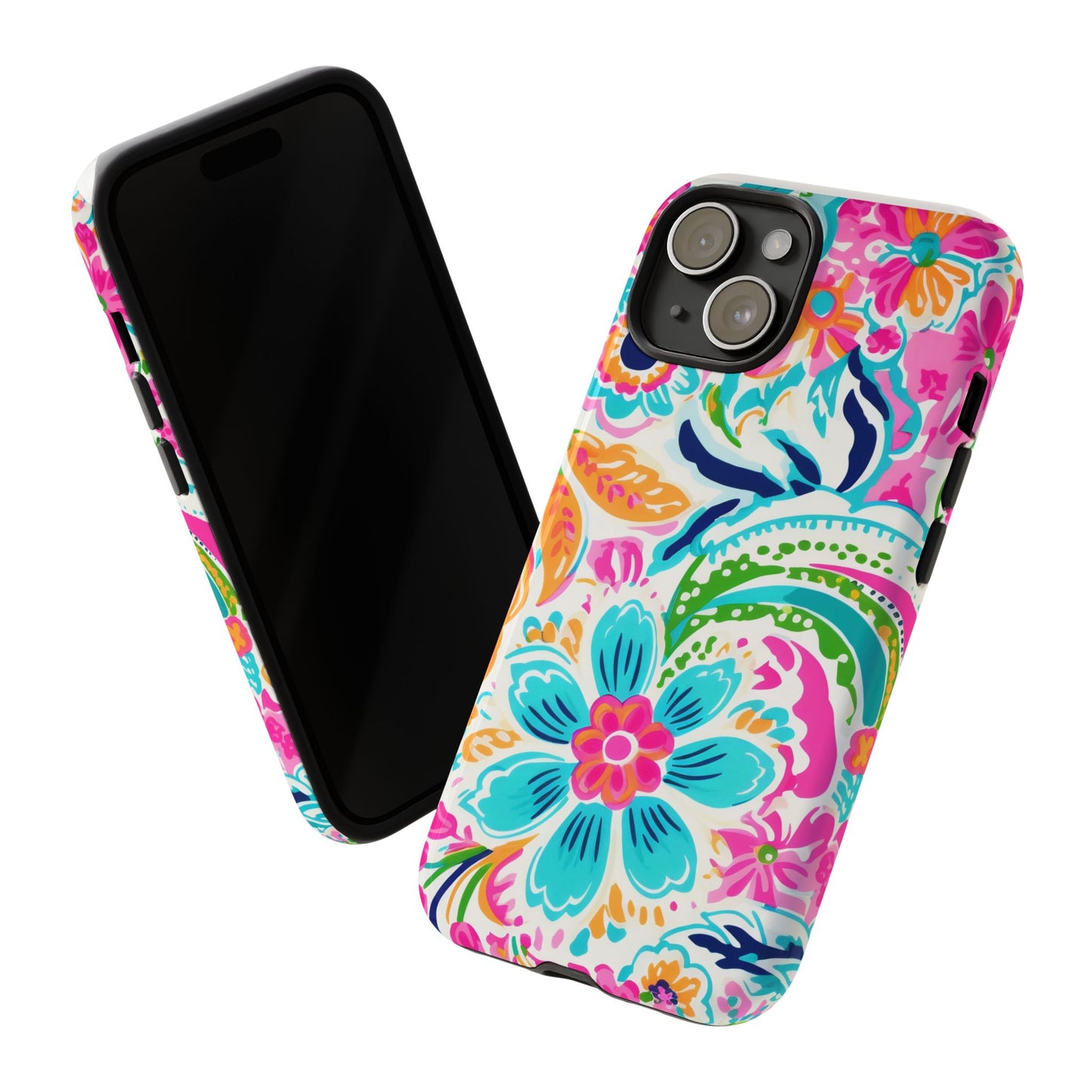 Vibrant Floral Phone Case - Tough & Stylish Protection