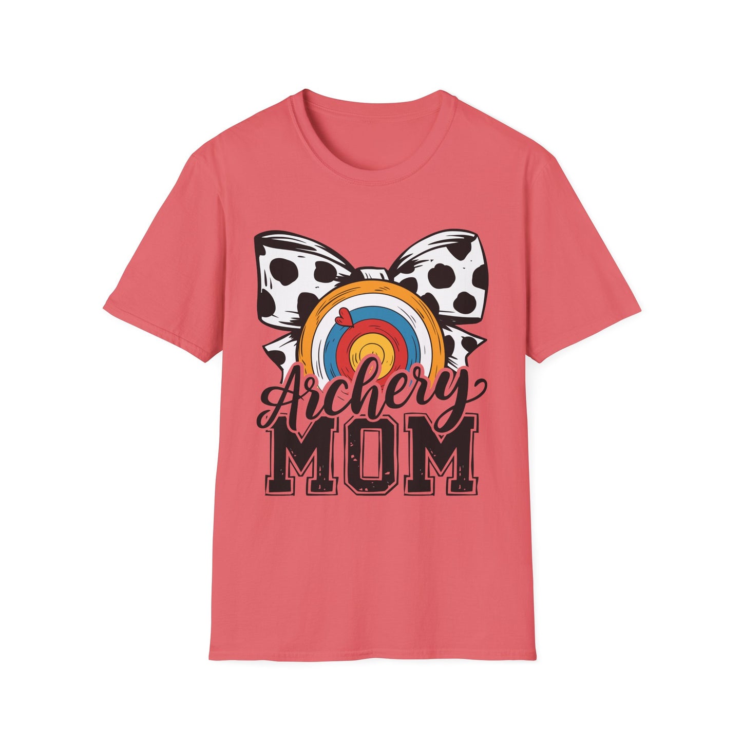 Archery Mom Graphic T-Shirt | Unisex Softstyle Tee for Proud Archery Moms