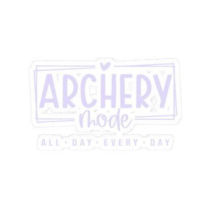 Archery Mode Kiss-Cut Stickers | Perfect for Archers & Enthusiasts | Great for Laptops, Water Bottles, Journals, Gifts