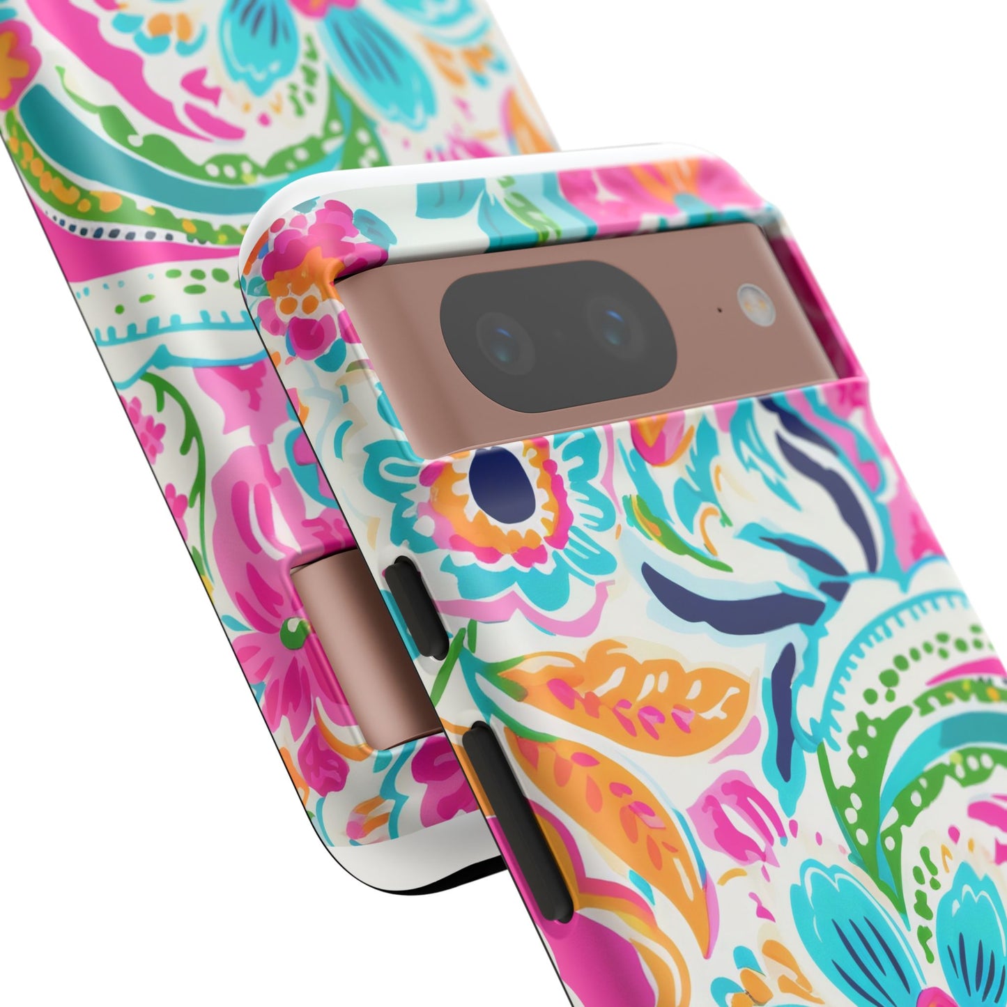 Vibrant Floral Phone Case - Tough & Stylish Protection