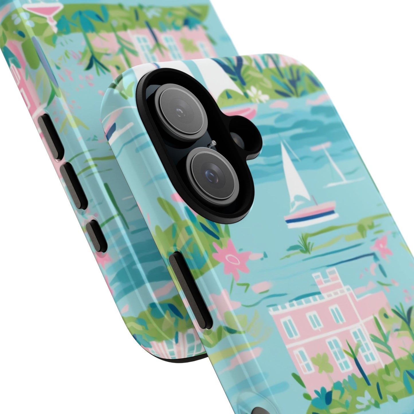 Tough Cases: Tropical Paradise Phone Case - Stylish Protection for Beach Lovers