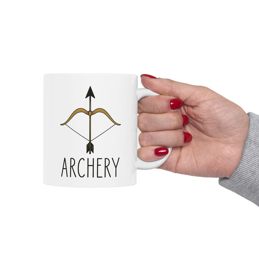 Archery Mug with Inspirational Quote, Coffee Cup Gift, Office Mug, Personalized Drinkware, Custom Tea Mug, Gift for Friends