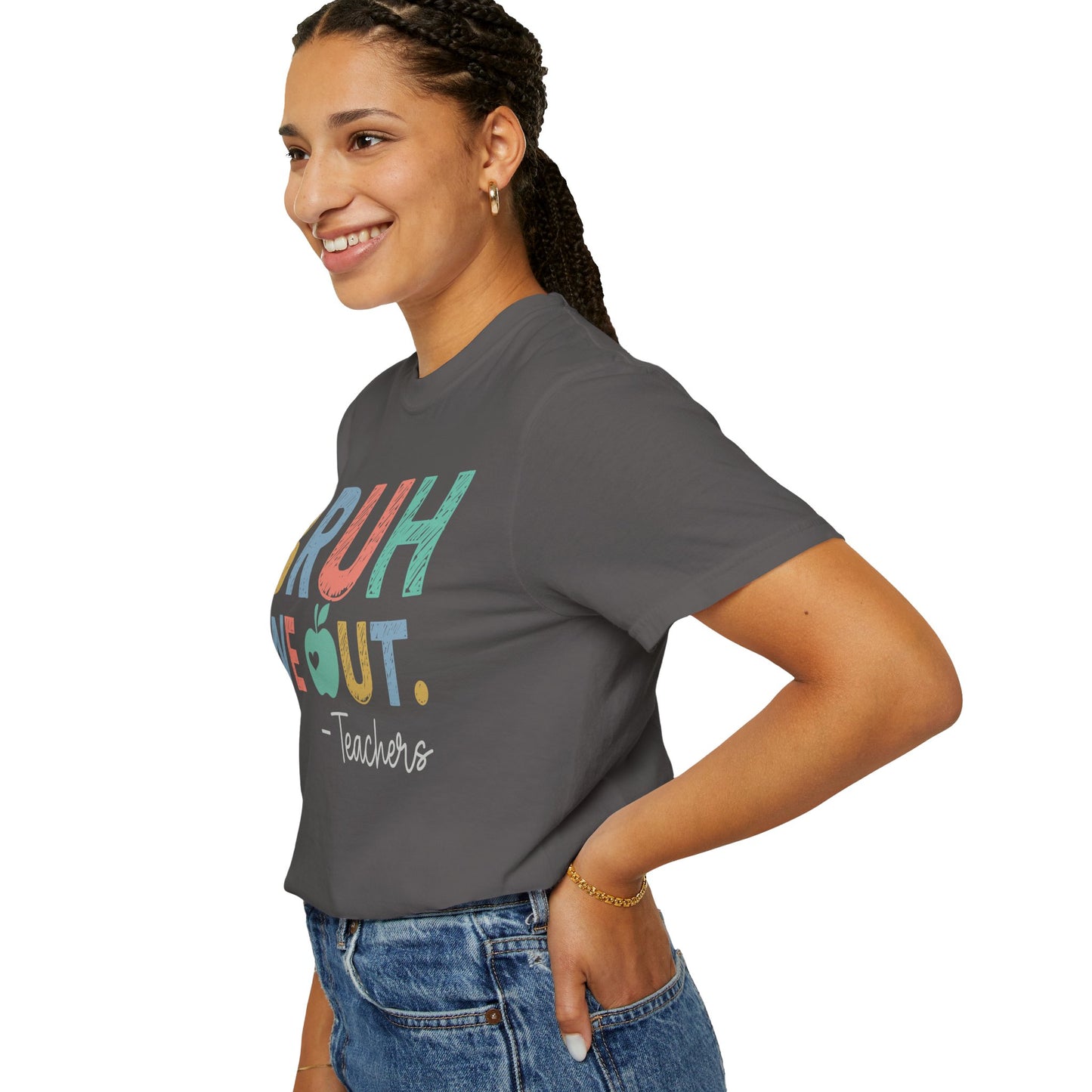 Unisex Teacher T-Shirt - 'Bruh We Out' Design