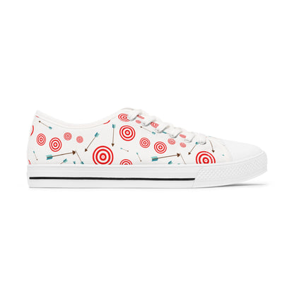 Stylish Women's Low Top Sneakers with Colorful Target Design | Unique Casual Footwear, Great for Everyday Wear, Gift for Her, Trendy [...]