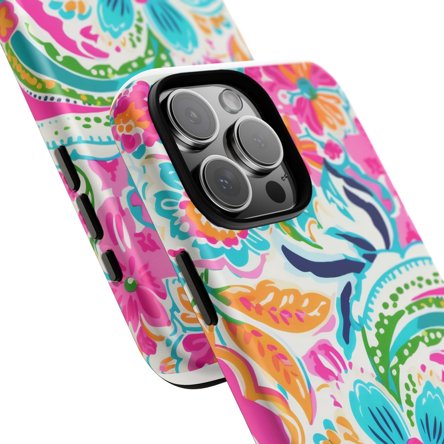 Vibrant Floral Phone Case - Tough & Stylish Protection