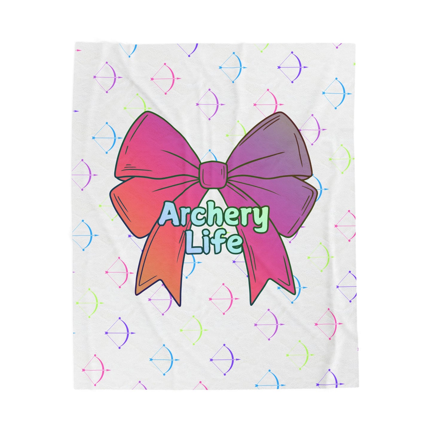 Archery Life Bow Plush Blanket