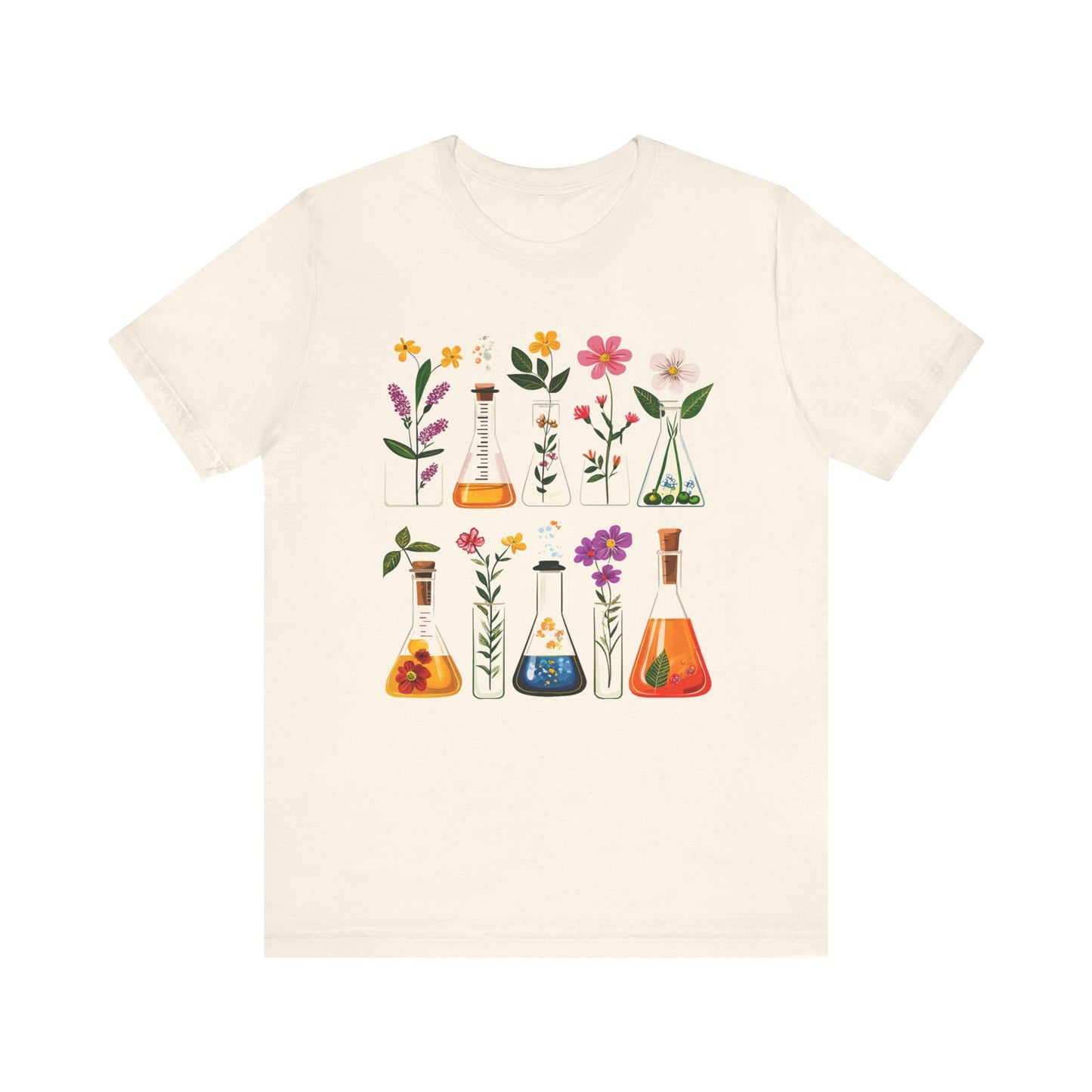 Floral Science Unisex Tee - Perfect for Gardeners & Nature Lovers