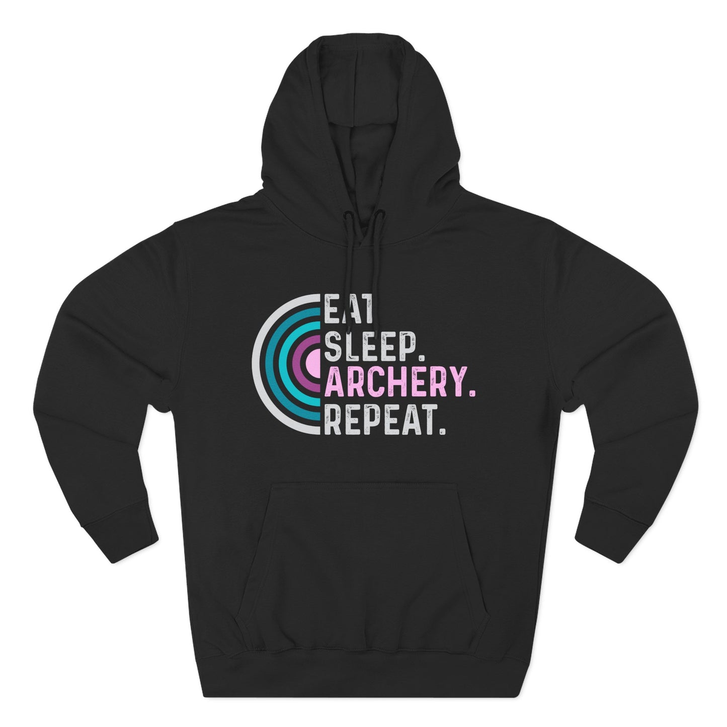 Eat Sleep Archery Repeat Hoodie, Cozy Fleece Hoodie for Archery Lovers, Gift for Archers, Sportswear for Outdoor Enthusiasts, Unique [...]