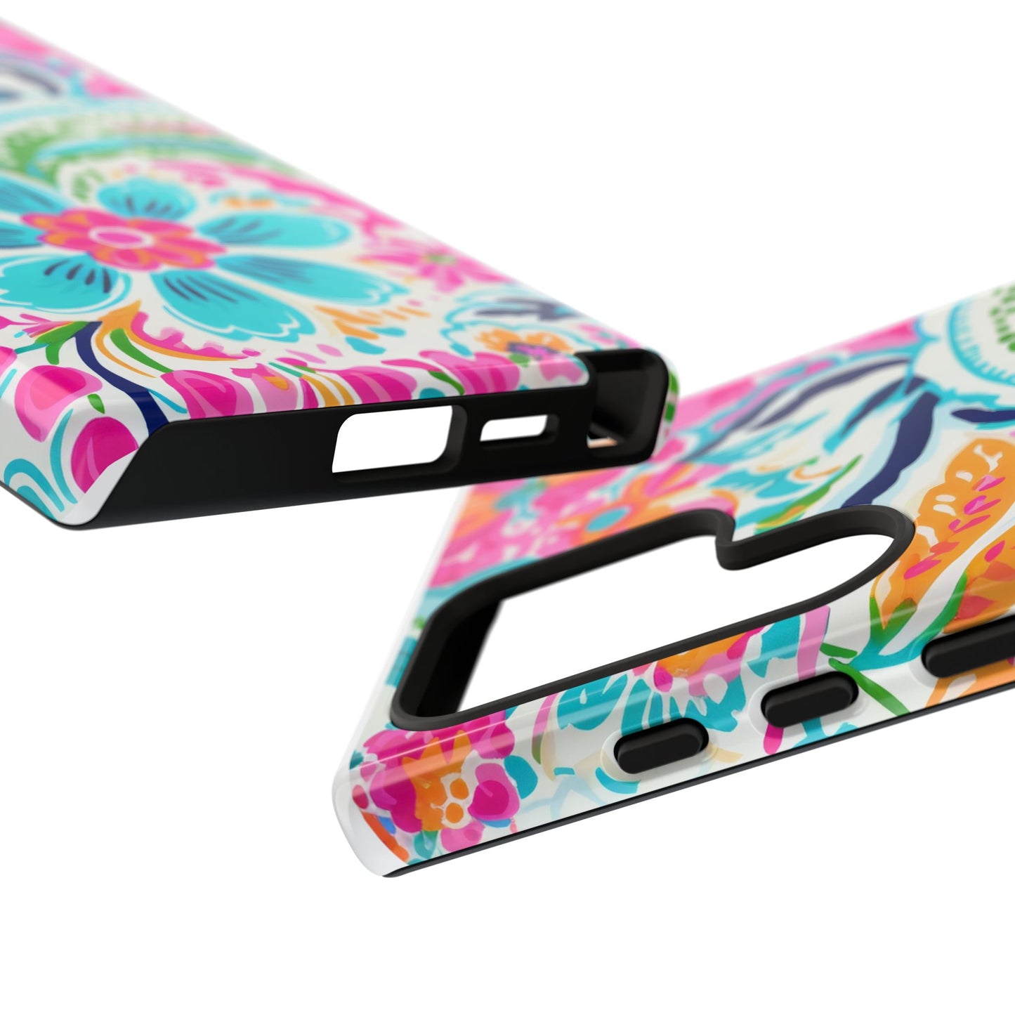 Vibrant Floral Phone Case - Tough & Stylish Protection