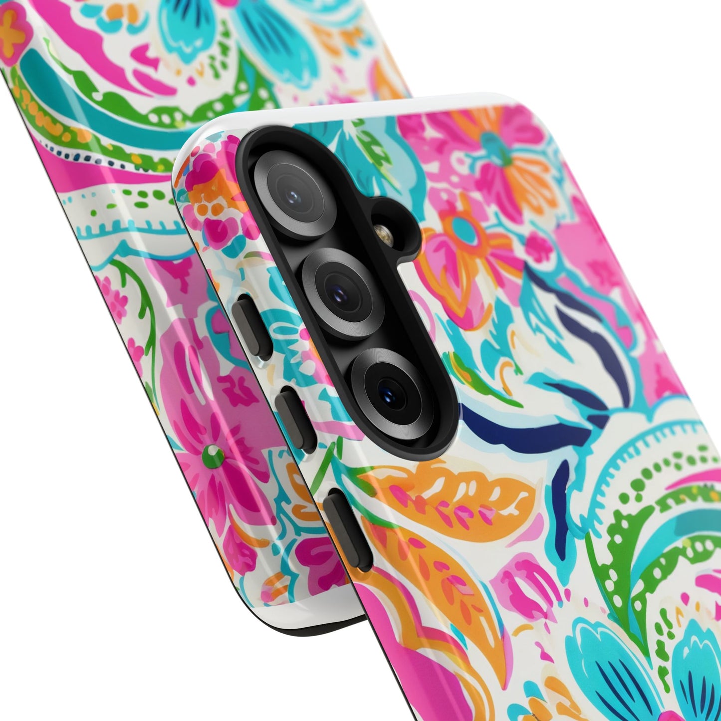 Vibrant Floral Phone Case - Tough & Stylish Protection