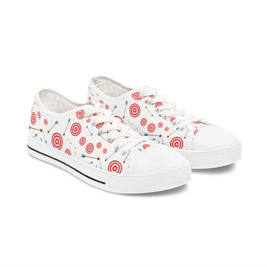 Stylish Women's Low Top Sneakers with Colorful Target Design | Unique Casual Footwear, Great for Everyday Wear, Gift for Her, Trendy [...]