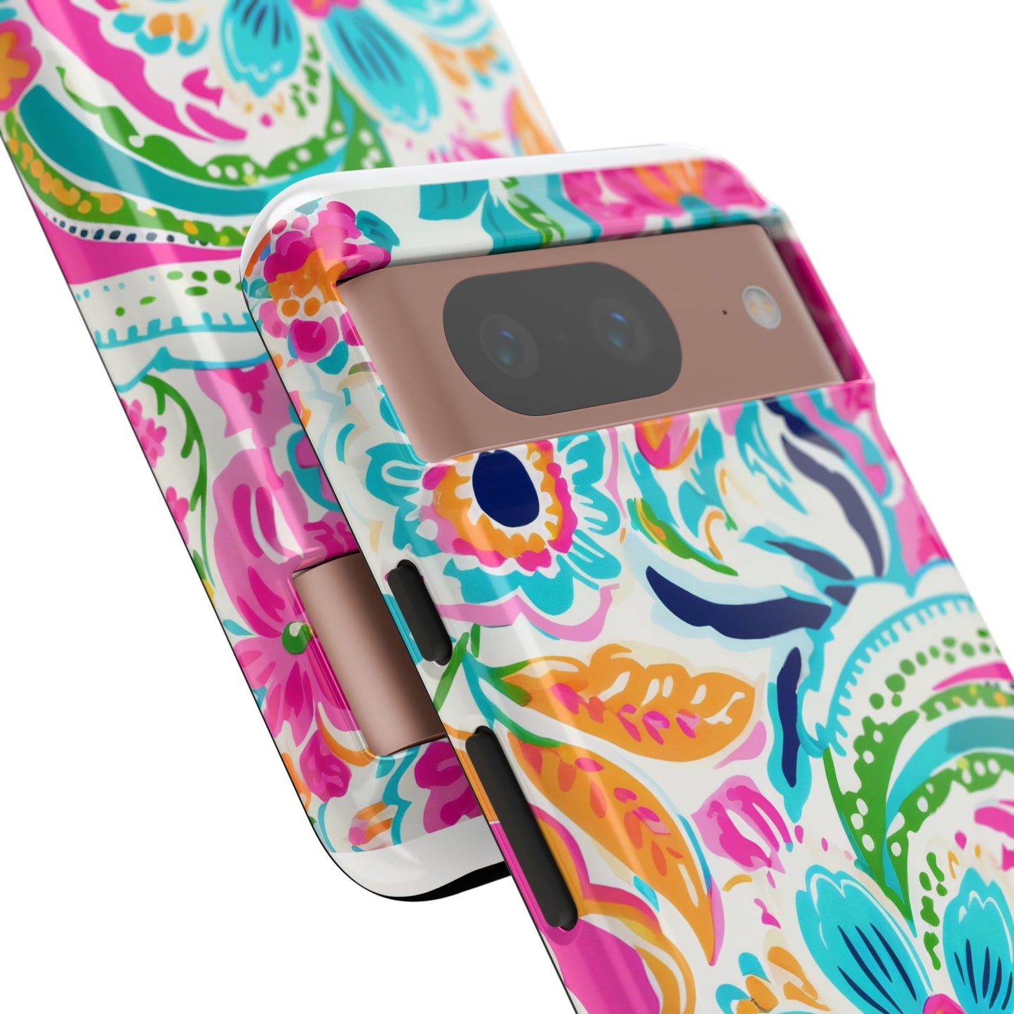 Vibrant Floral Phone Case - Tough & Stylish Protection