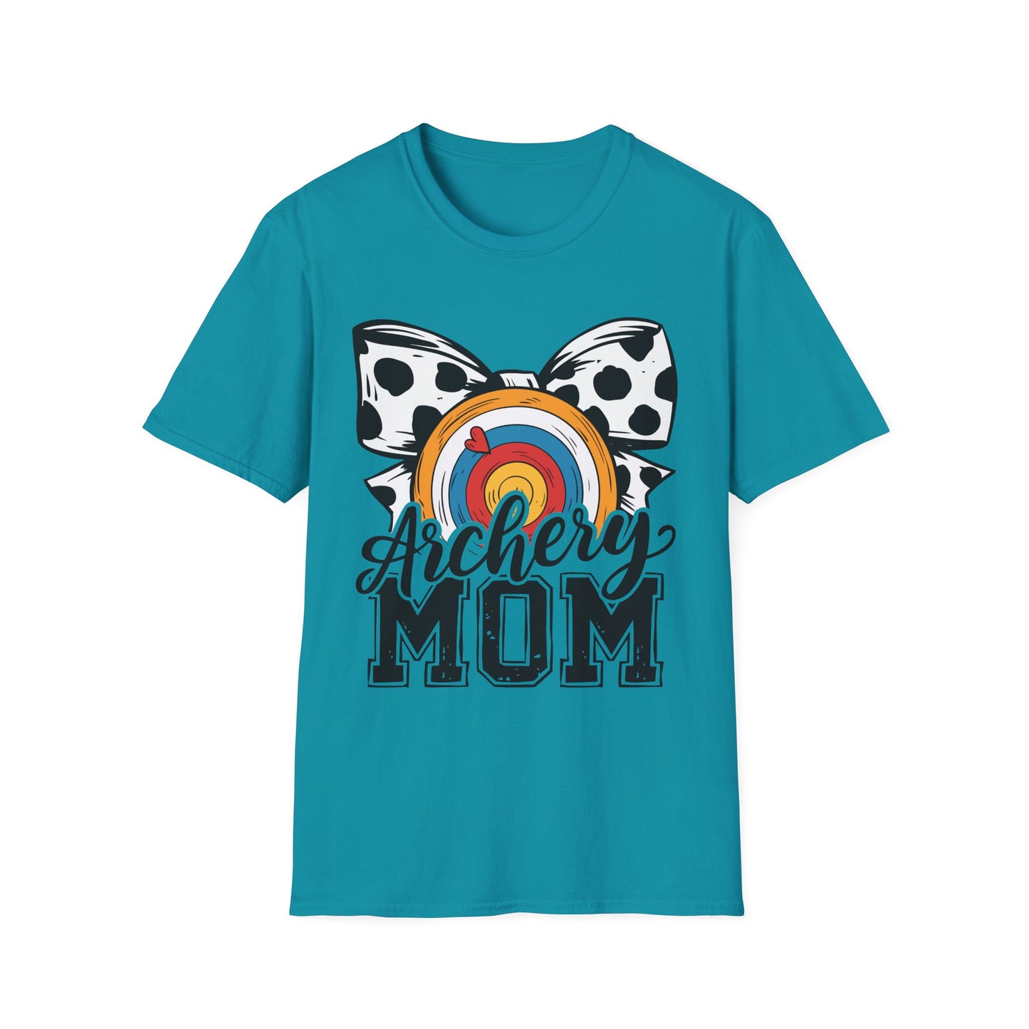 Archery Mom Graphic T-Shirt | Unisex Softstyle Tee for Proud Archery Moms