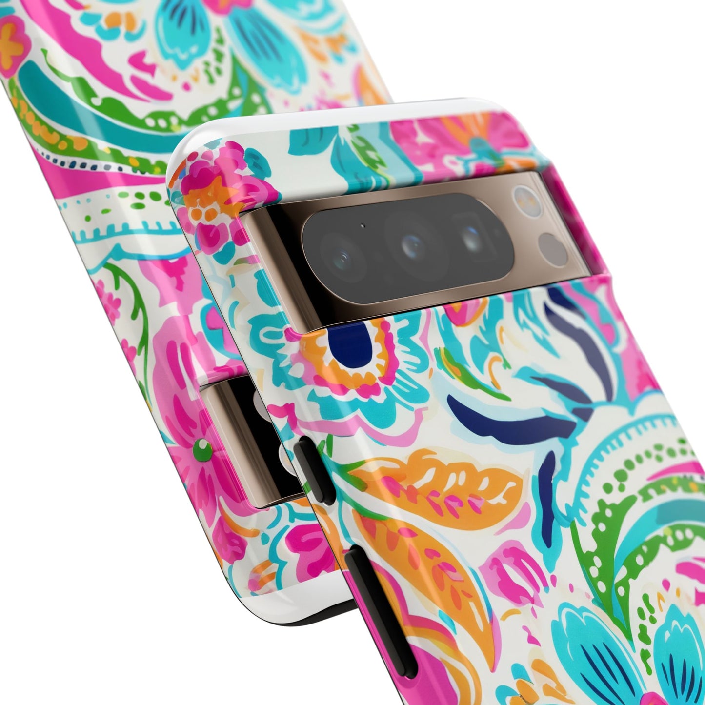 Vibrant Floral Phone Case - Tough & Stylish Protection