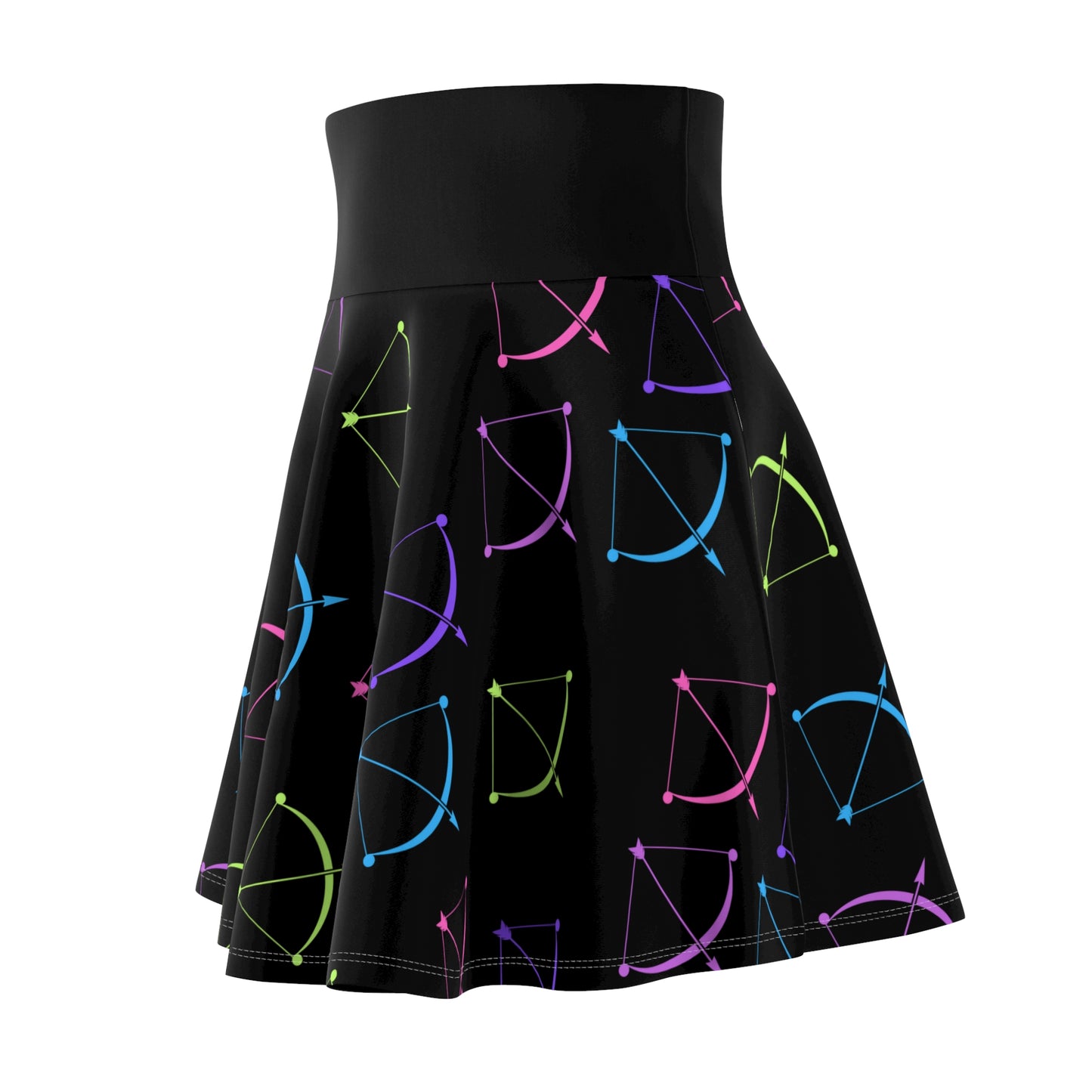 Colorful Archery Skater Skirt