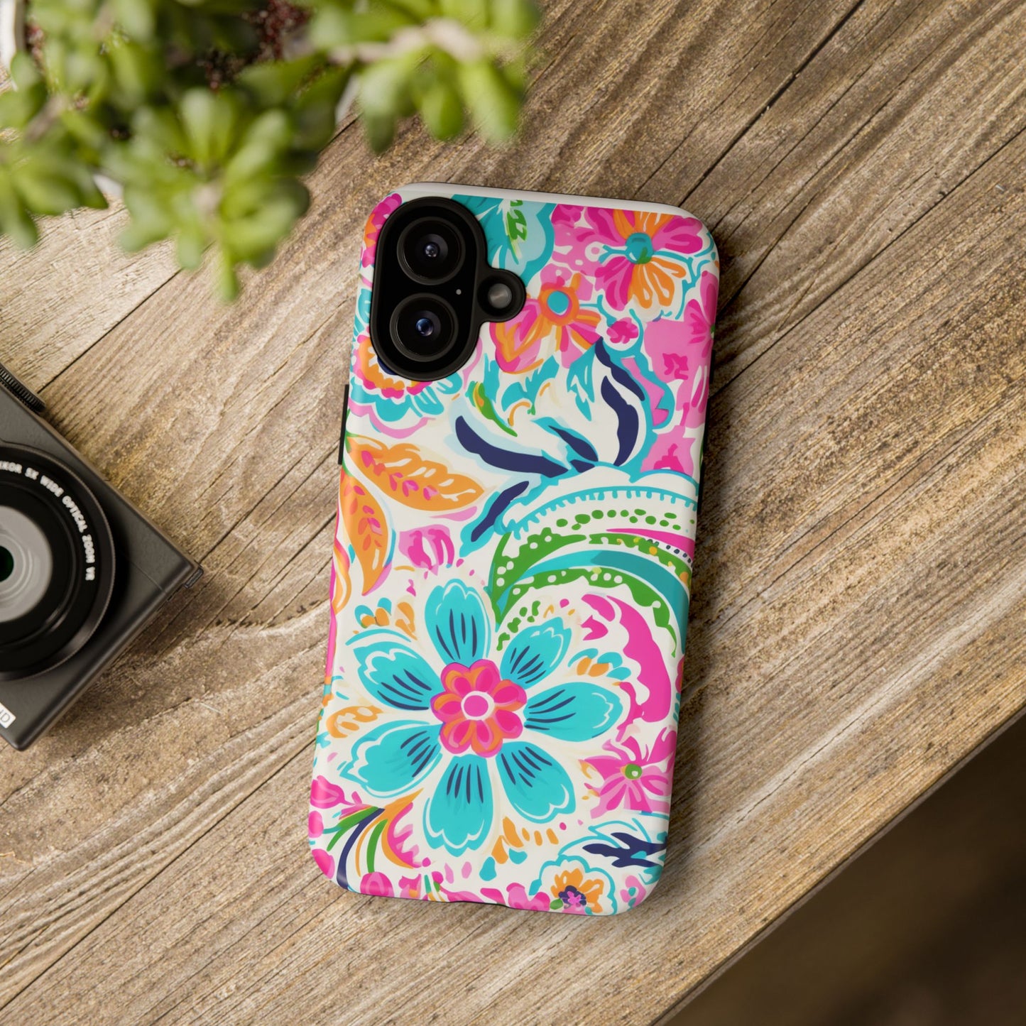 Vibrant Floral Phone Case - Tough & Stylish Protection