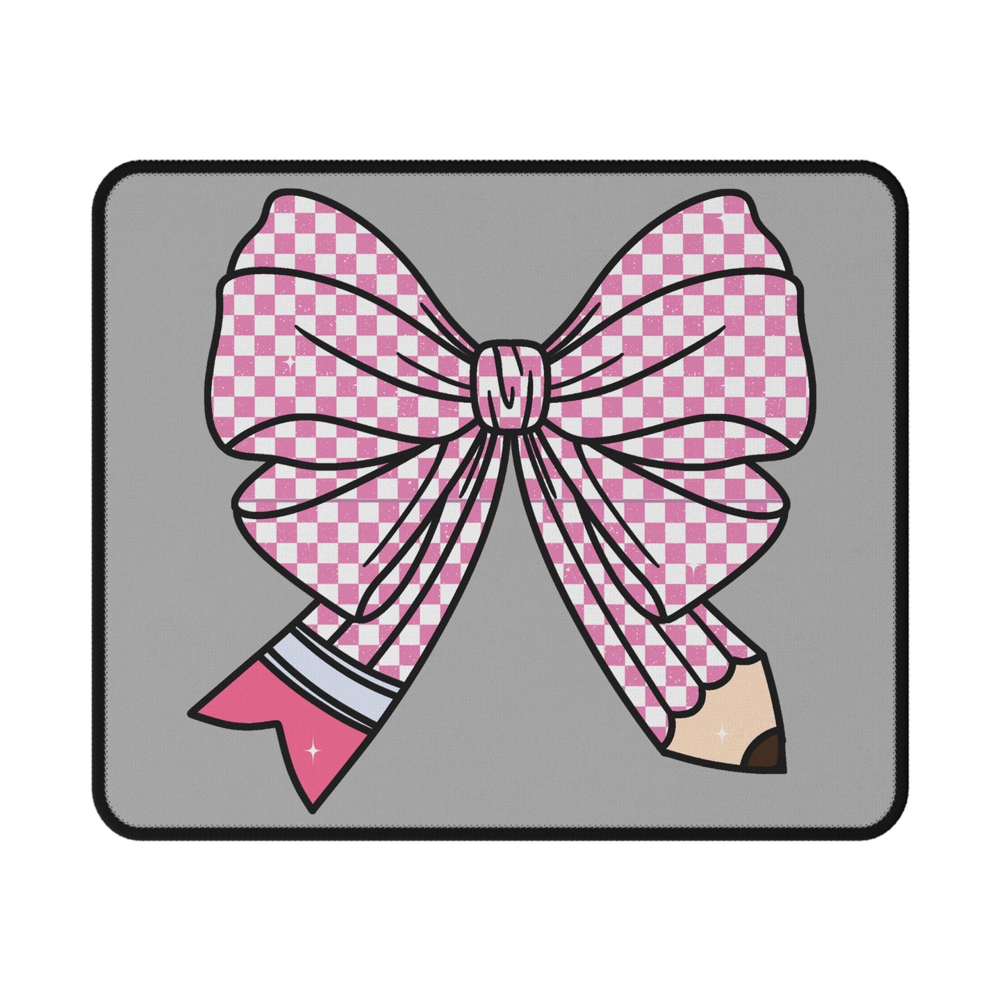 Cute Bow Non-Slip Gaming Mouse Pad - Stylish Gamer Accessory