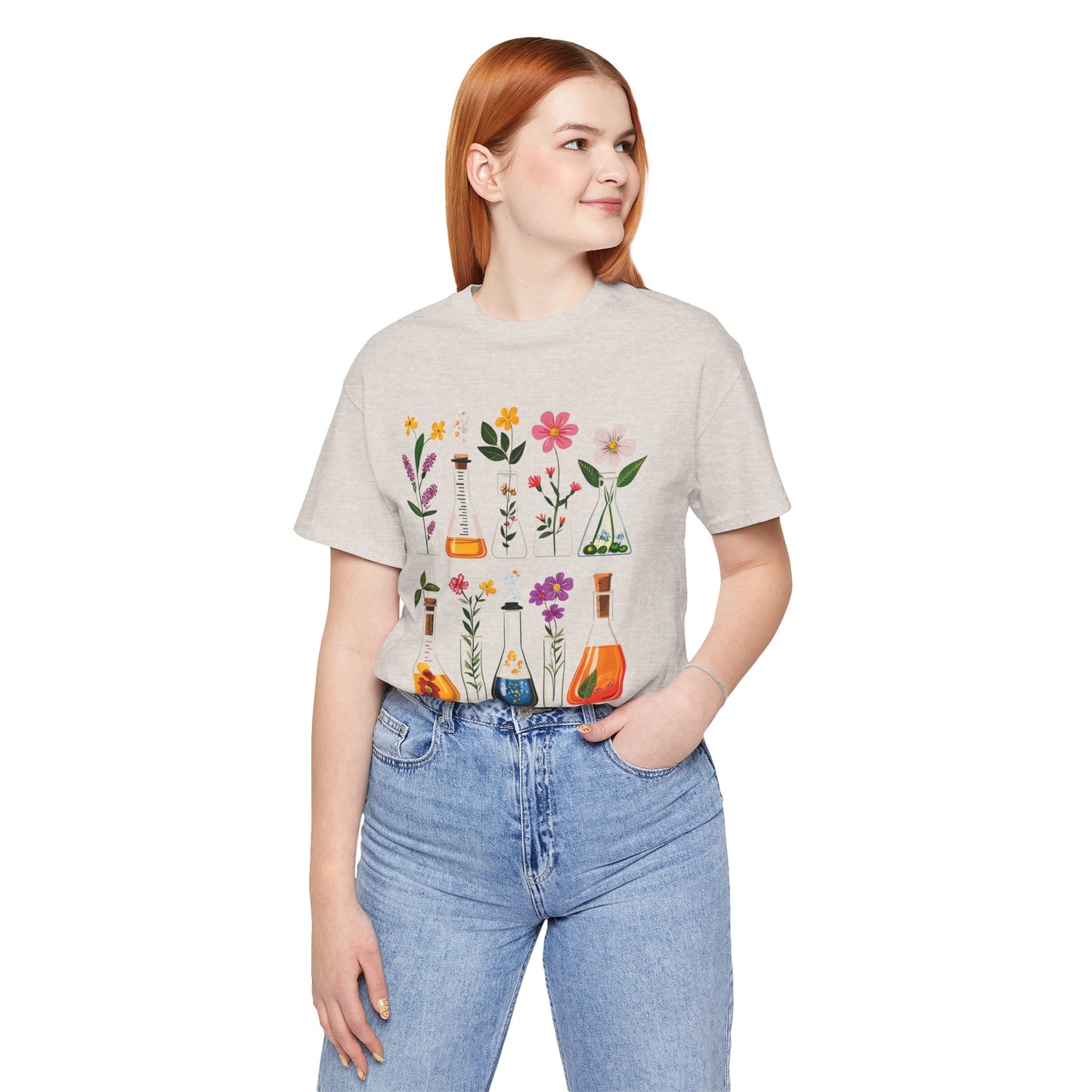 Floral Science Unisex Tee - Perfect for Gardeners & Nature Lovers