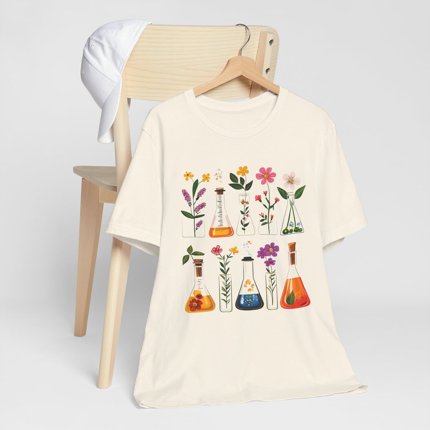 Floral Science Unisex Tee - Perfect for Gardeners & Nature Lovers