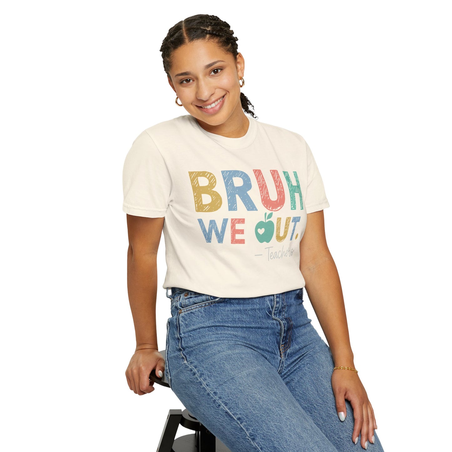 Unisex Teacher T-Shirt - 'Bruh We Out' Design