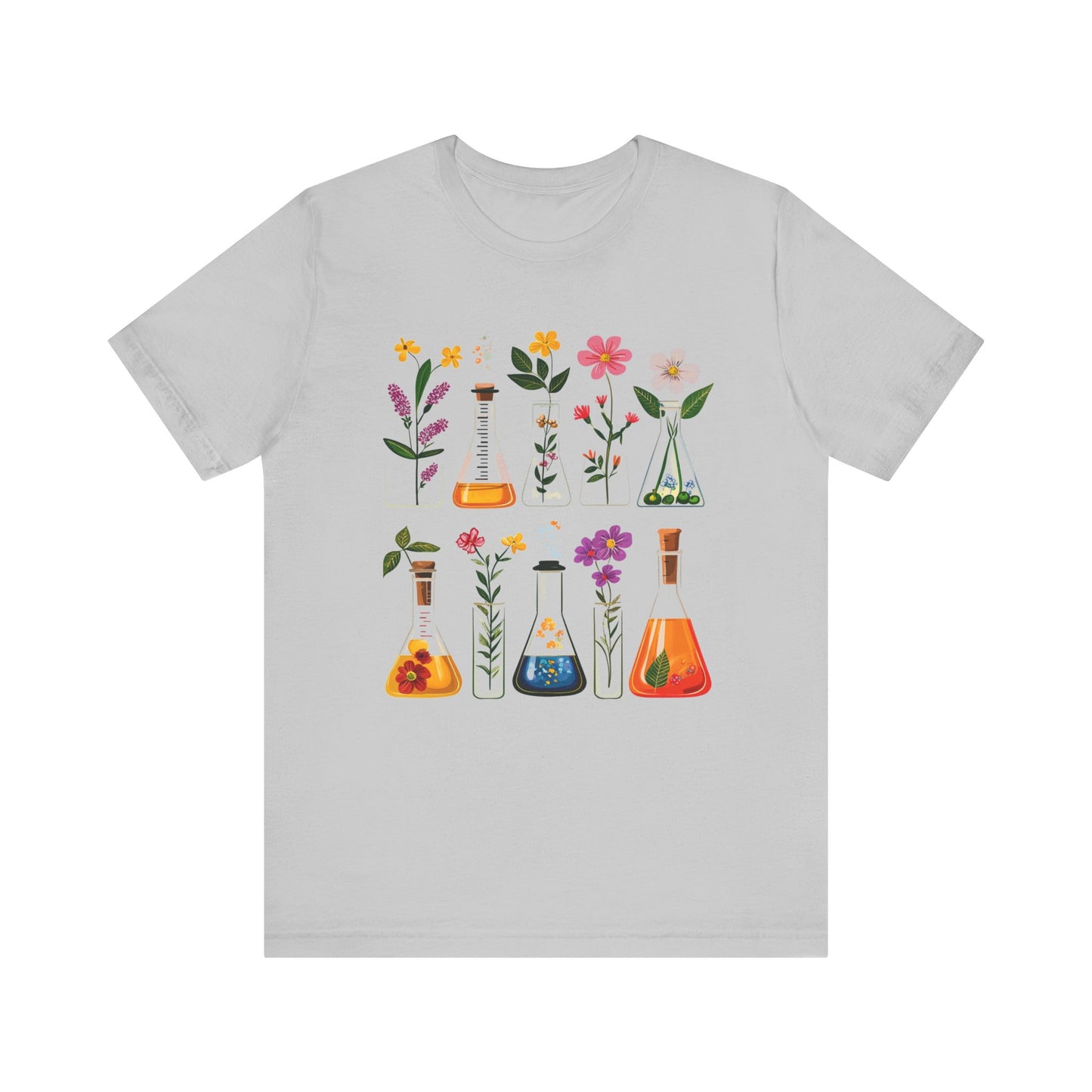 Floral Science Unisex Tee - Perfect for Gardeners & Nature Lovers