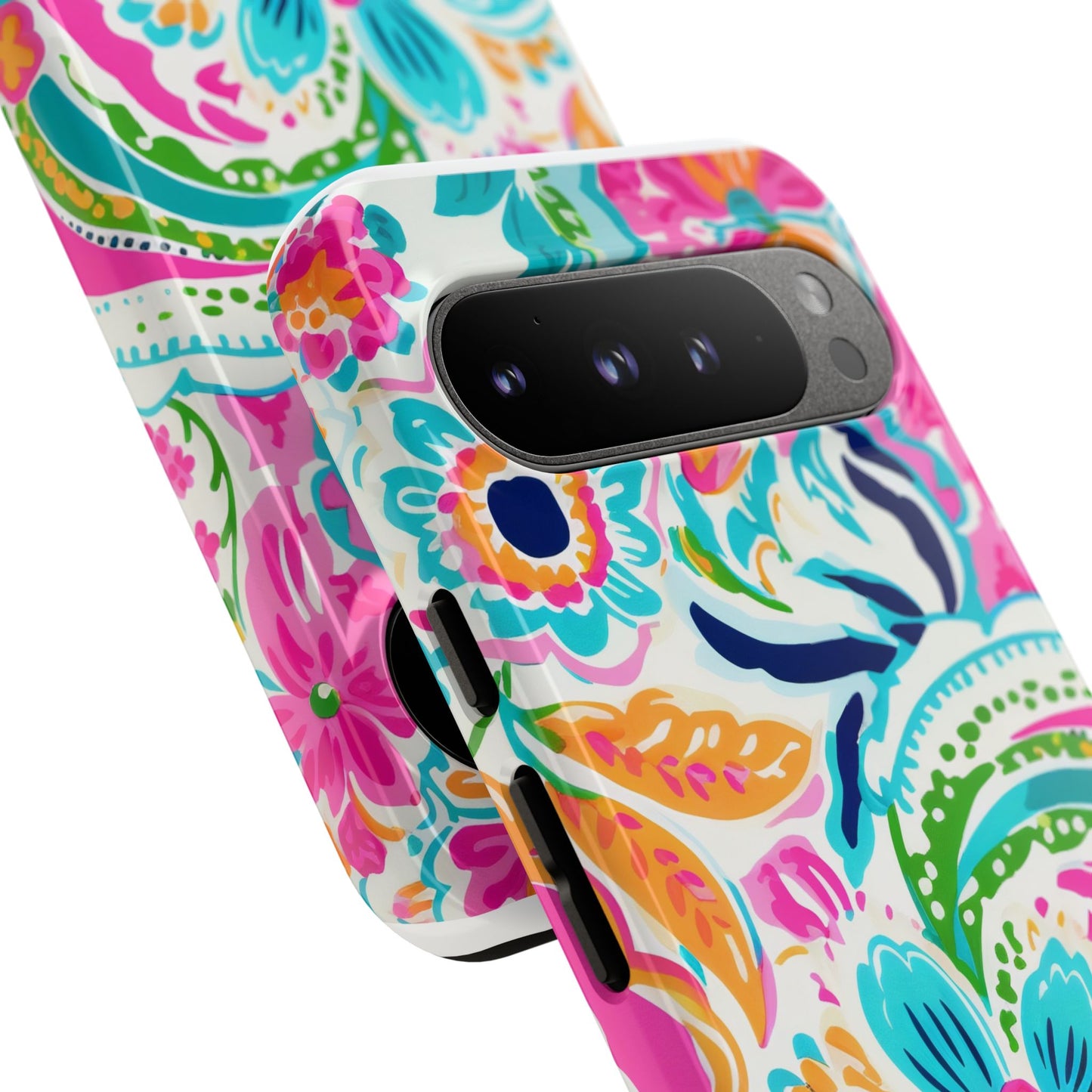 Vibrant Floral Phone Case - Tough & Stylish Protection