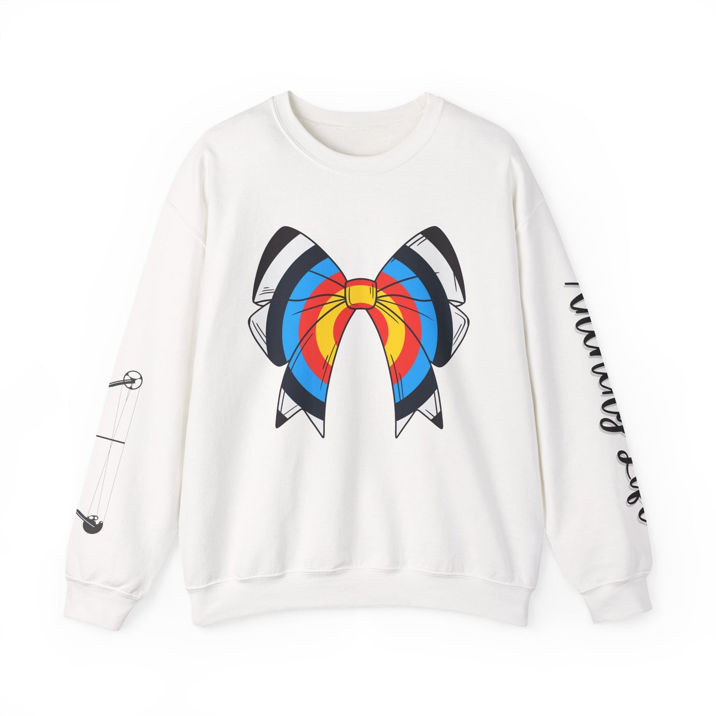 Archery Life Target Bow Crewneck Sweatshirt