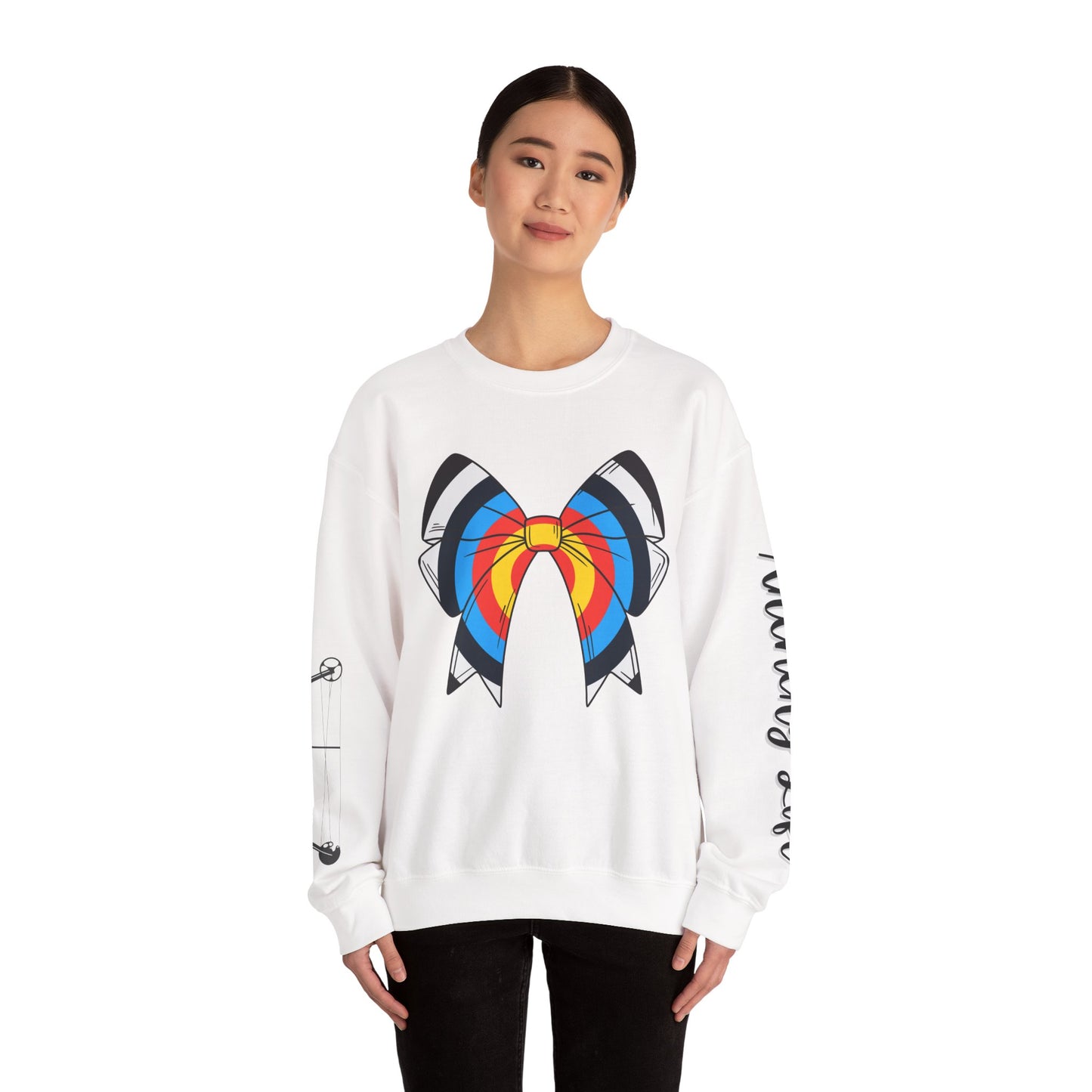Archery Life Target Bow Crewneck Sweatshirt