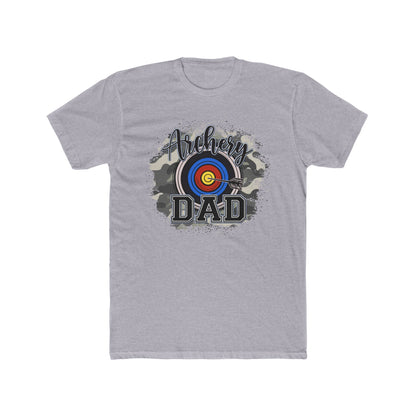 Archery Dad Unisex Cotton Crew Tee - Perfect Gift for Fathers, Archery Enthusiasts, Outdoor Lovers, Birthday Present, Father's Day Gift