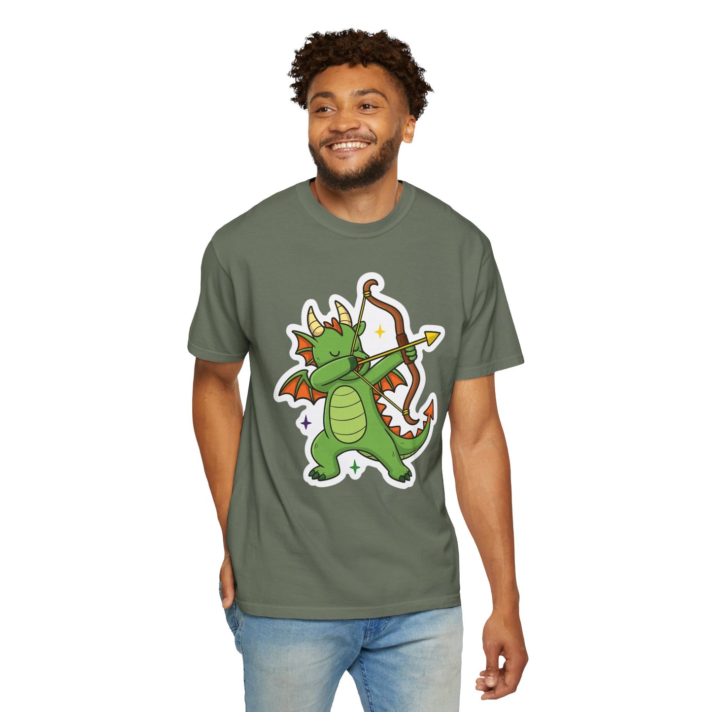 Dragon Archer T-Shirt | Cute Gift for Kids, Fantasy Fans, Birthday, Anime Lovers, Playful Apparel