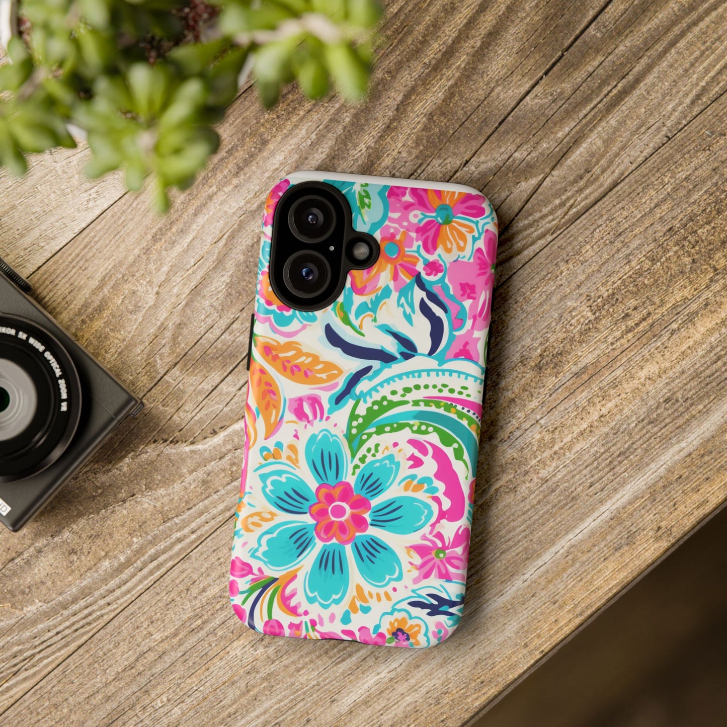 Vibrant Floral Phone Case - Tough & Stylish Protection