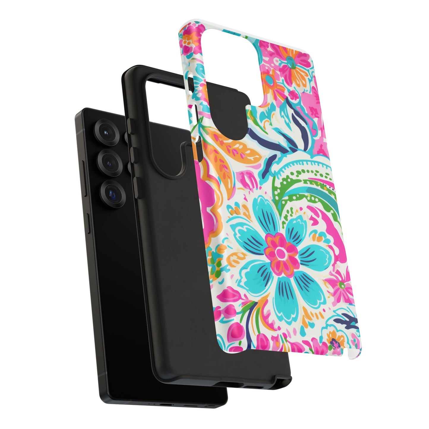 Vibrant Floral Phone Case - Tough & Stylish Protection