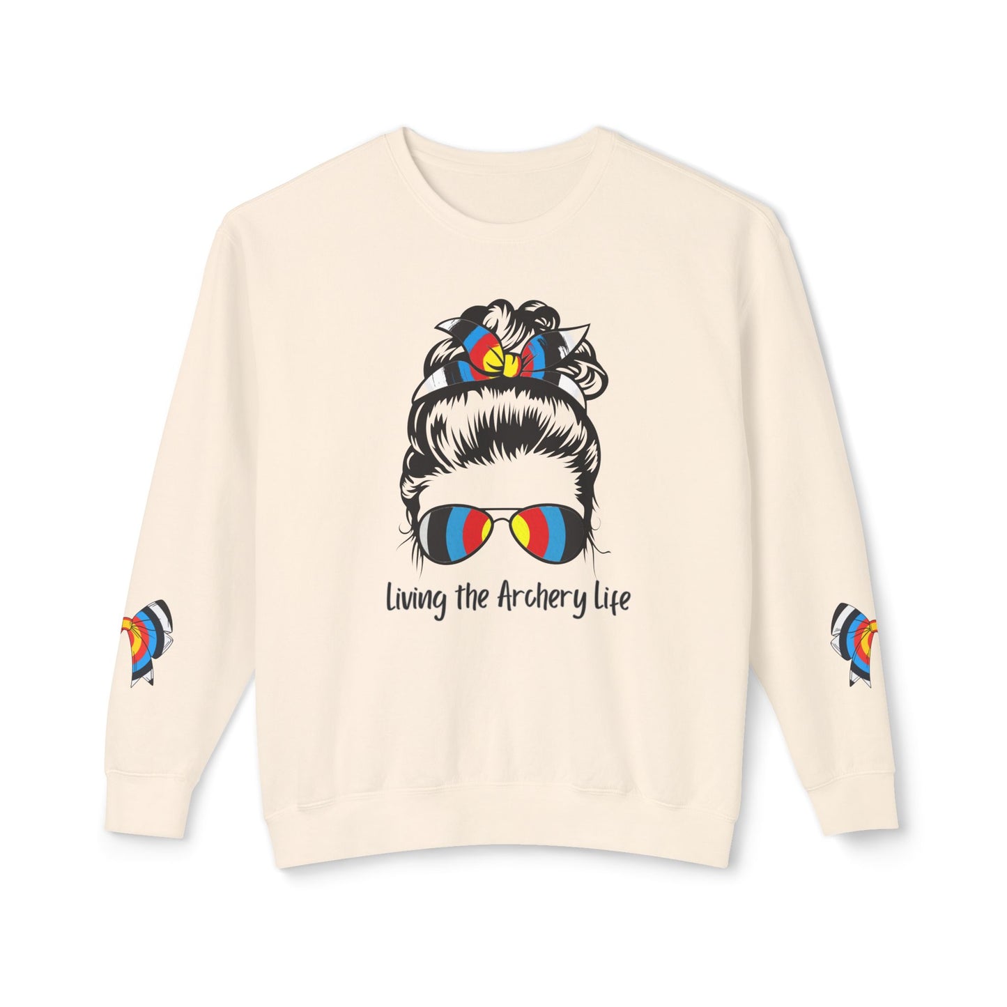 Archery Life Sweatshirt, Unisex Crewneck, Sports Apparel, Gift for Archers, Casual Wear, Outdoor Activity Clothing