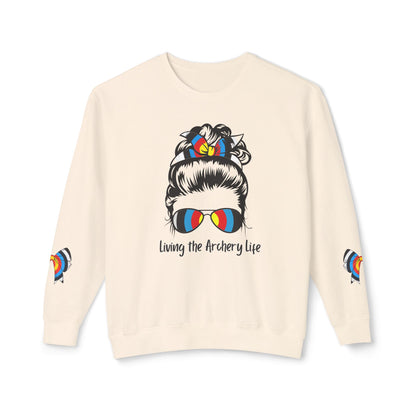 Archery Life Sweatshirt, Unisex Crewneck, Sports Apparel, Gift for Archers, Casual Wear, Outdoor Activity Clothing