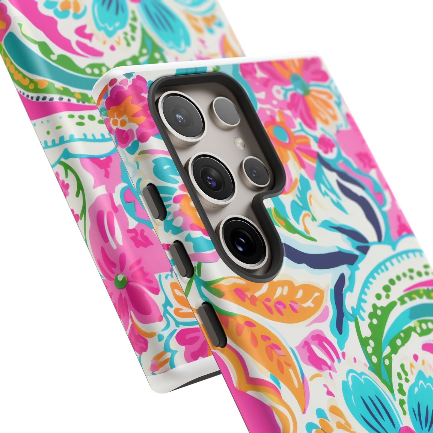 Vibrant Floral Phone Case - Tough & Stylish Protection