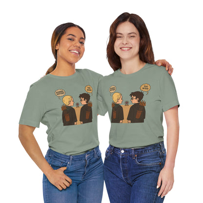 Funny Hogwarts-Themed Tee, Casual Wear, Gift for Fans, Harry Potter Humor, Unisex T-Shirt, Nerdy Clothing
