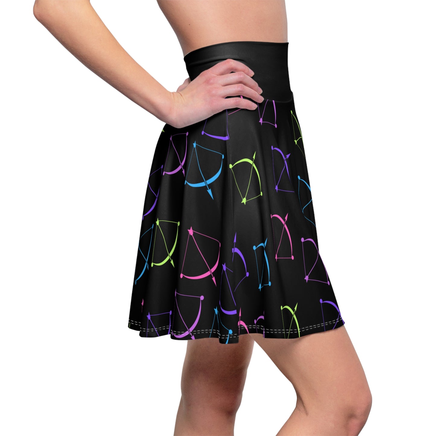 Colorful Archery Skater Skirt