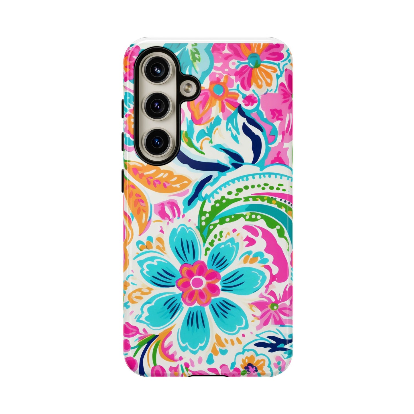 Vibrant Floral Phone Case - Tough & Stylish Protection