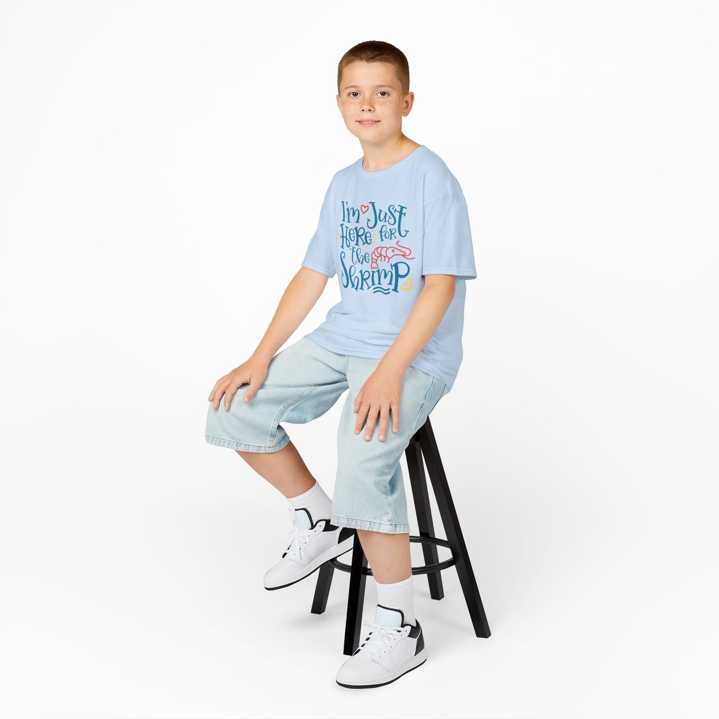 Kids Tee - Cute Summer Shrimp Design