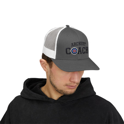 Archery Coach Snapback Trucker Cap
